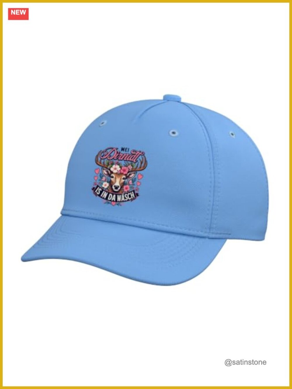 Adjustable Baseball Hat with Funny Oktoberfest Saying, Cotton